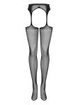 Garter Stockings S314 Czarne S/M/L Obsessive - 5