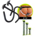 Sonda analna Gut Snake Liquid Silicone Plug Black M Brutus - 8
