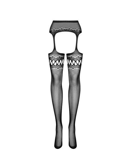 S214 Garter Stockings S/M/L Obsessive