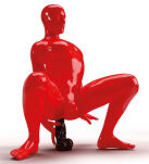 Dildo Steroid ABS06 Bodybuilder 26 x 8cm All Black - 4
