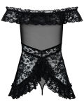 Koronkowa Babydoll Ze Stringami Flores L/Xl Obsessive - 6