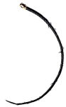 Skórzany Pejcz W Kształcie Pędu Róży Z Kolcami Zalo & Upko Leather Thorn Whip UPKO - 8
