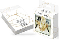 Liebe Seele klamerki na sutki Gold Rose Tree Nipple Clamps - 3