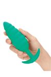 Korek analny Twist Texture Plug Green b-Vibe - 5