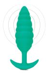 Korek analny Twist Texture Plug Green b-Vibe - 2