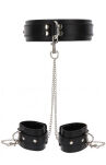 Obróżka Z Kajdankami Heavy Collar And Wrist Cuffs Black Taboom - 2