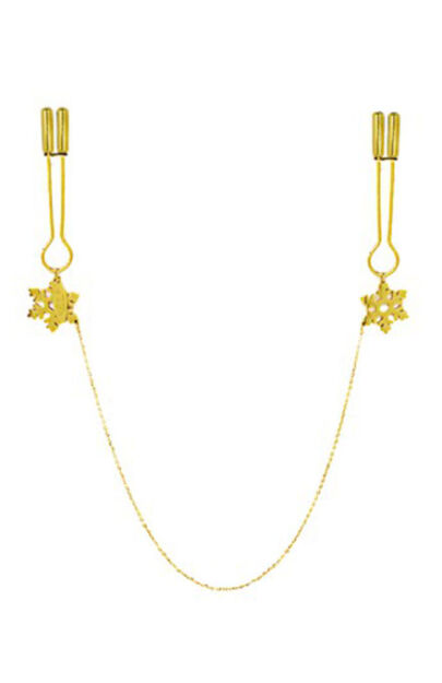 Zaciski Na Sutki W Kształcie Płatków Śniegu Upko Snowflake Chain Nipple Clamps UPKO