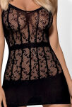 D605 Sukienka Czarna S/M/L Obsessive - 3