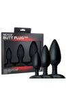 Zestaw 3 Korków Analnych Butt Plug Trio 3 Solid Silicone Butt Plugs S M L Nexus - 2