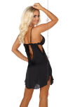 Shannon chemise black Koszulka i stringi - Rozmiar L/XL - 4