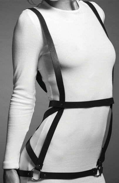 Uprząż Maze Arrow Dress Black Bijoux Indiscrets