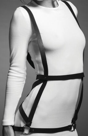Uprząż Maze Arrow Dress Black Bijoux Indiscrets