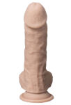 Silexd dildo z przyssawką 17,8 cm Real Skin Model 1 7