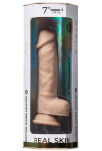 Silexd dildo z przyssawką 17,8 cm Real Skin Model 1 7