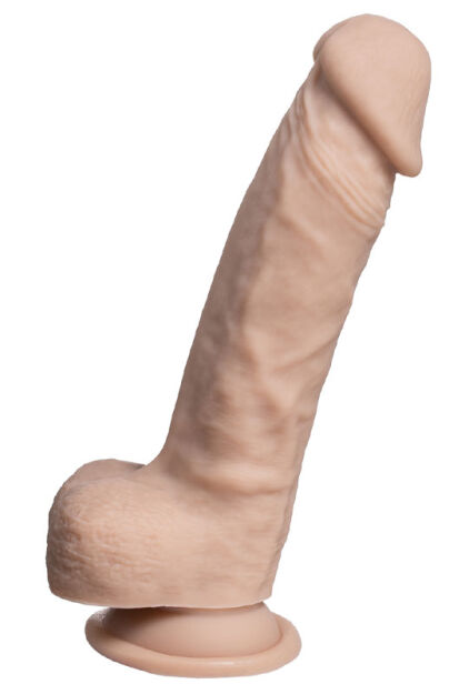 Silexd dildo z przyssawką 17,8 cm Real Skin Model 1 7