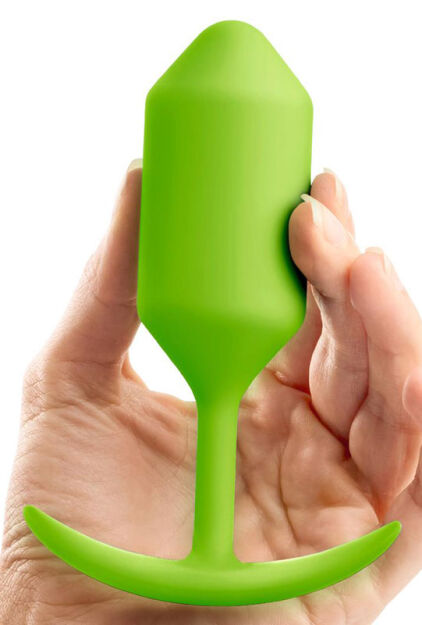 Korek analny Snug Plug 3 Lime b-Vibe