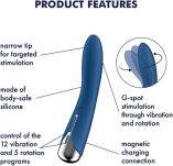 Wibrator do punktu G Spinning Vibe 1 Blue Satisfyer - 3