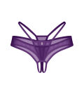 Stringi otwarte fioletowe Vibres L/XL Obsessive - 5