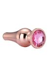 Korek Analny Gleaming Love Rose Gold Pleasure Plug M Dreamtoys - 3