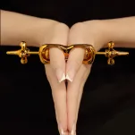 Finger Bound Play Collection-Metal Thumb Cuffs UPKO - 7