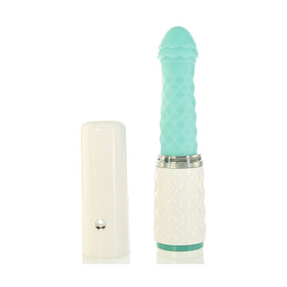 Feisty Thrusting Vibrator Turquoise PILLOW TALK