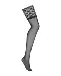 Letica pończochy czarne  S/M Obsessive - 3