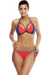 Lara M-511 Nectarine Ortensia-Blu Kostium Kąpielowy - 2