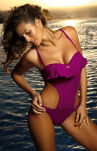 Carmen M-468 Thai Pink Kostium kąpielowy Zapinany - 5