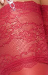 Romance stockings cherry Pończochy - 2