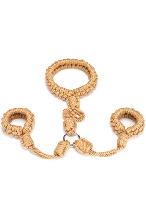 Bound You Ii Rope Collar & Wrist Cuffs Back Restraint Liebe Seele
