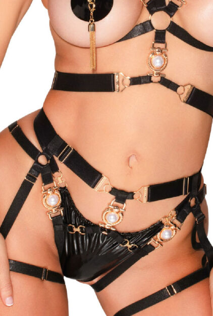 Uprząż POMPEIA III Waist/Thigh Triangle Harness Deluxe Kinky Diva