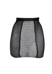 Spódnica Le Désir High-Waist Fishnet Skirt One Size Black Le Désir - 5