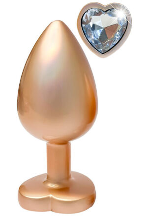 Korek Analny Gleaming Love Pearl Gold Plug Large Dreamtoys