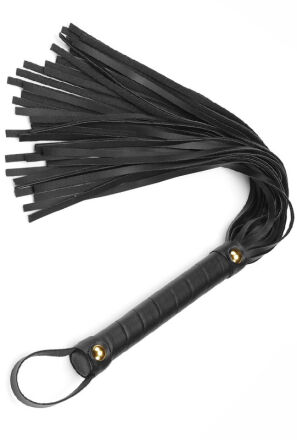 Pejcz Black Organosilicon Flogger Liebe Seele