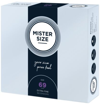 Condoms 69 Mm 36 Pieces Mister.Size