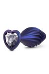 Korek Analny Matrix Swirling Bling Plug Sapphire ANAL ADVENTURES - 2