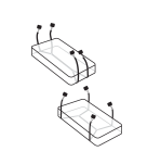 Zestaw Do Wiązania Fetish Fantasy Wraparound Mattress Restraints Pipedream - 4