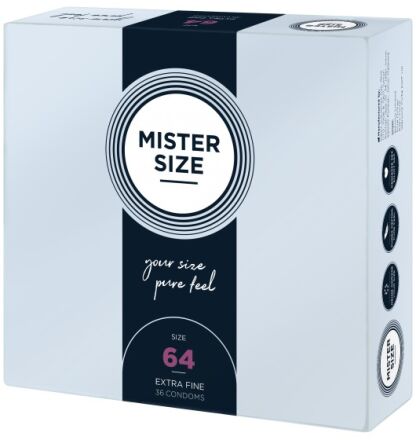 Mister.Size Condoms 64 mm 36 Pieces
