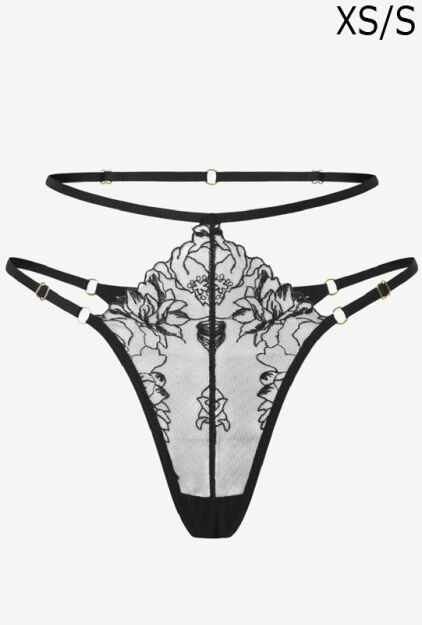 Majtki Leticia Black XS/S  Promees