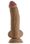 Dildo Model N 19 Cm Dong With Balls Oak Shaft - 2