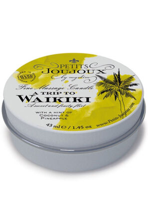 Świeczka Do Masażu Fine Massage Candles A Trip To Waikiki Beach 33 G Petits Joujoux