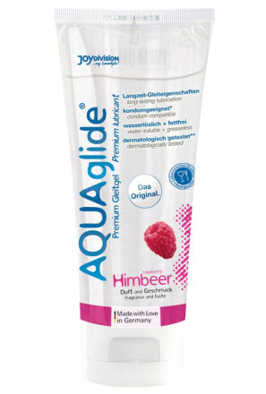 Lubrykant Wodny O Smaku Malinowym Aquaglide Raspberry 100 Ml JoyDivision