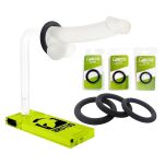 Silikonowy pierścień erekcyjny Brutus Slim Donut Silicone Cock Ring Black 55 mm - 2
