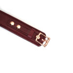 Obróżka Ze Smyczą Wine Red Curved Collar Liebe Seele - 7