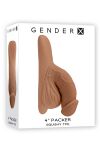 Fantom Penisa 4 Inch Packer Mocca Flesh Gender X - 5
