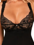 Donna Dream Babydoll Czarna koszulka i stringi - 3