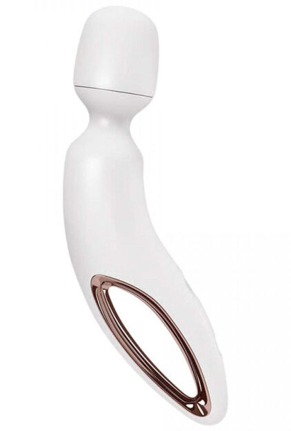 Wibrator różdżka Wand-erland White/Rosegold Satisfyer
