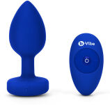 Korek analny Vibrating Jewel Plug L/Xl Navy b-Vibe - 2