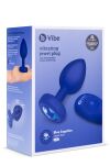 Korek analny Vibrating Jewel Plug L/Xl Navy b-Vibe - 7