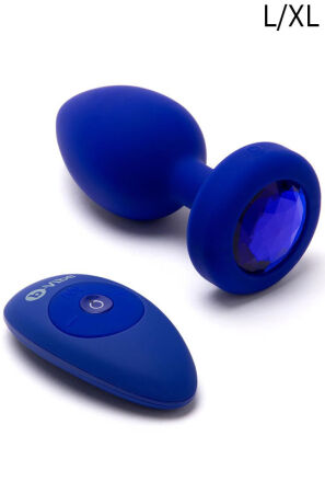 Korek analny Vibrating Jewel Plug L/Xl Navy b-Vibe